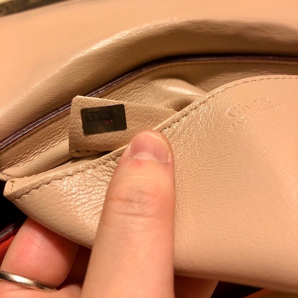 ✨SOLD✨Like New Auth Chloe Lambskin 3 Ways Chain-Link Bag - Picture 6 of 15